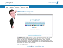 Tablet Screenshot of gr8script.com